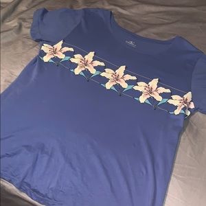 Purple flower top